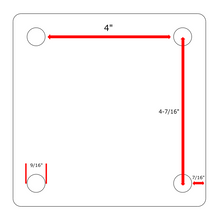 Weldable Steel Base Plate - 10 Gauge Inch Hot Rolled A36 - Made in USA
