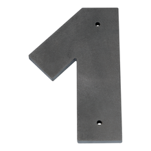 1/4 Inch Thick Laser Cut Steel Letters and Numbers - Proxima Nova Font, Raw Steel, 6 Inch