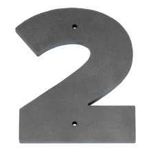 1/4 Inch Thick Laser Cut Steel Letters and Numbers - Proxima Nova Font, Raw Steel, 6 Inch