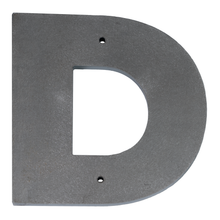 1/4 Inch Thick Laser Cut Steel Letters and Numbers - Proxima Nova Font, Raw Steel, 6 Inch