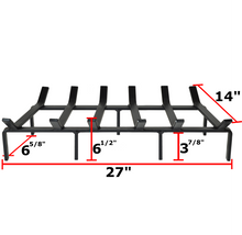 27 Inch Heavy Duty Tapered Fireplace Grate