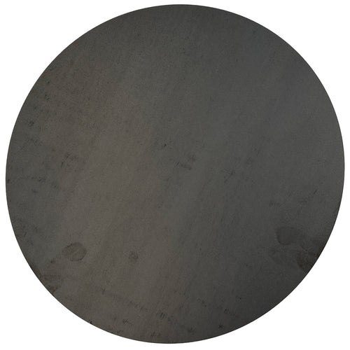 1/4 Inch Hot Rolled Mild Steel Plate, Round, Mill Finish - Made in USA